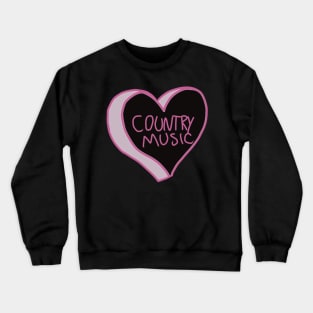 Country Music Lover Crewneck Sweatshirt